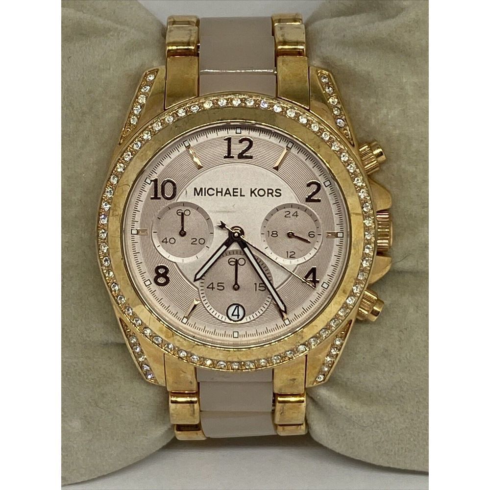 Michael Kors Blair MK5943 Women's Stainless Steel Analog Dial Quartz Watch RQ38 - Picture 2 of 12